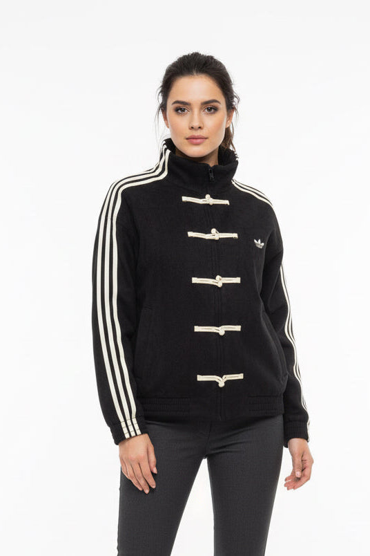 Chinese-style high-collar jacket